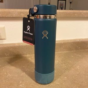 Hydro Flask 24oz wide mouth with flex cap and boot